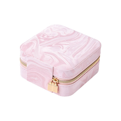 Simple Portable Vintage Jewelry Box Multiple Colors