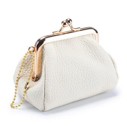 Creative Mini Genuine Leather Frame Purse Multiple Colors