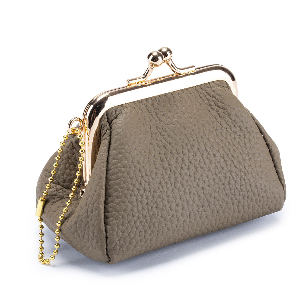 Creative Mini Genuine Leather Frame Purse Multiple Colors