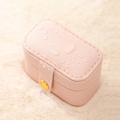 Mini Portable Dust Proof Jewelry Box Multiple Colors