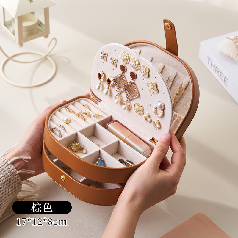 Multi Layer Jewelry Organizer Box for Rings Earrings