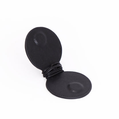 Genuine Leather Neck Magnetic Sunglasses Holder