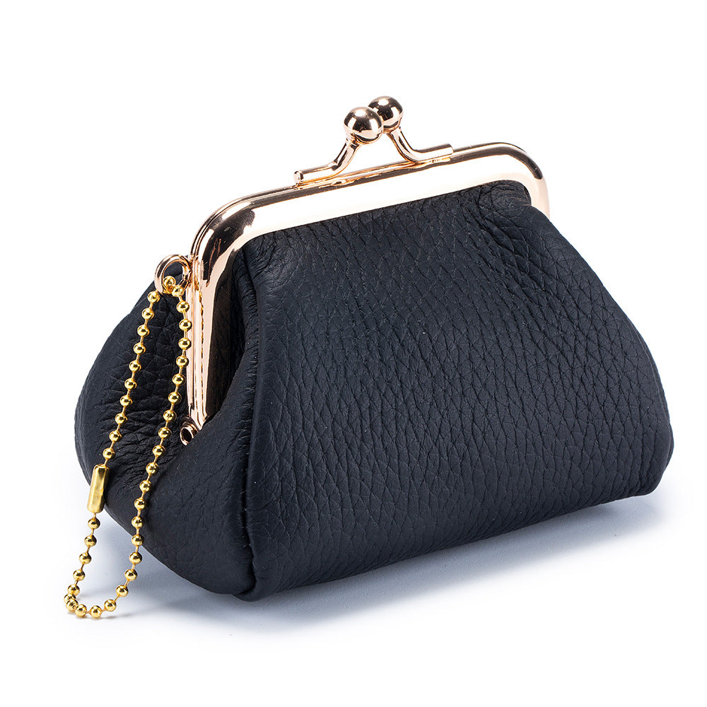 Creative Mini Genuine Leather Frame Purse Multiple Colors