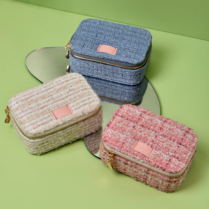 Portable Anti Tarnish Jewelry Pouch Multiple Colors