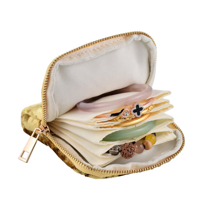 Velvet Pearl Jewelry Pouch for Ring Pendant Bracelet