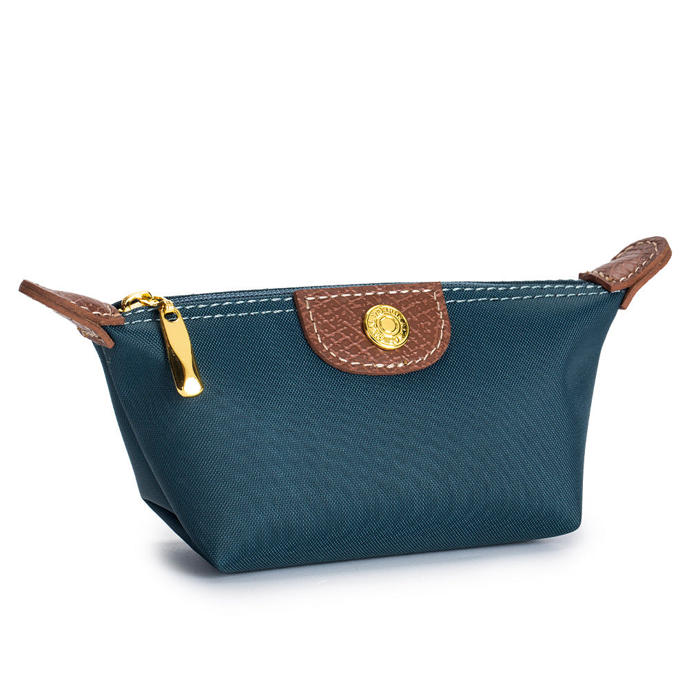 Mini Portable Nylon Pouch Wallet Multiple Colors