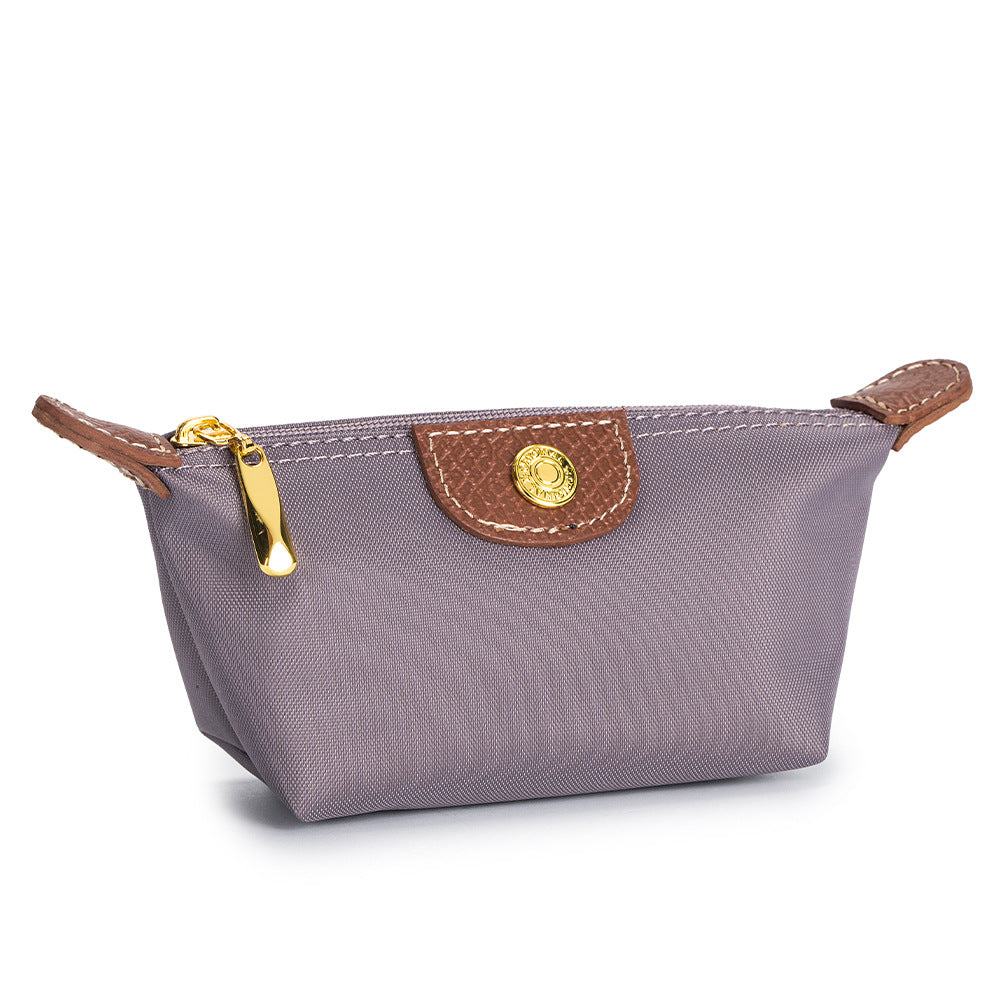 Mini Portable Nylon Pouch Wallet Multiple Colors