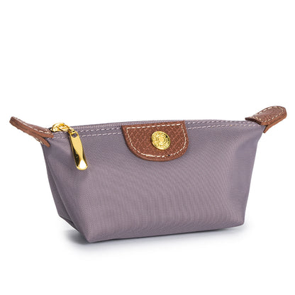 Mini Portable Nylon Pouch Wallet Multiple Colors