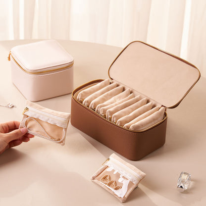 Large Travel Jewelry Organizer Case Multiple Colors