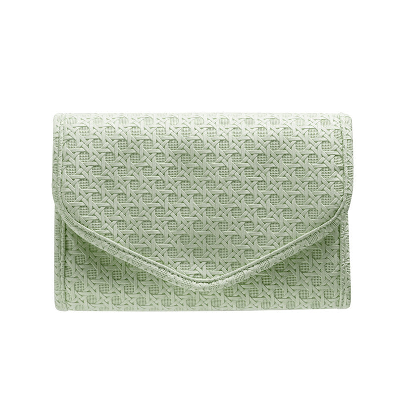 Portable Leather Foldable Travel Jewelry Pouch Multiple Colors