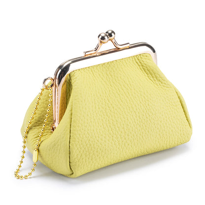 Creative Mini Genuine Leather Frame Purse Multiple Colors