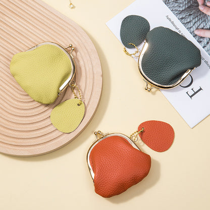 Mini Vintage Genuine Leather Coin Purse Multiple Colors