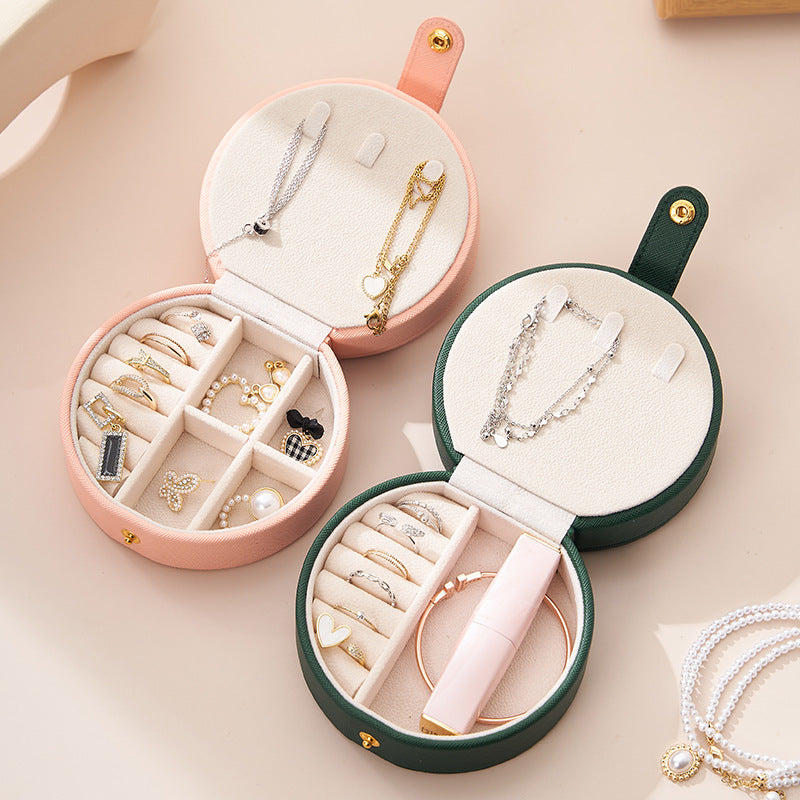 Portable Multi Layer Travel Jewelry Box for Earrings Rings