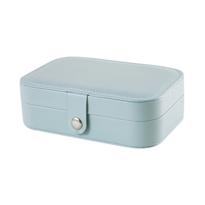 PU Earring Necklace Jewelry Box Portable