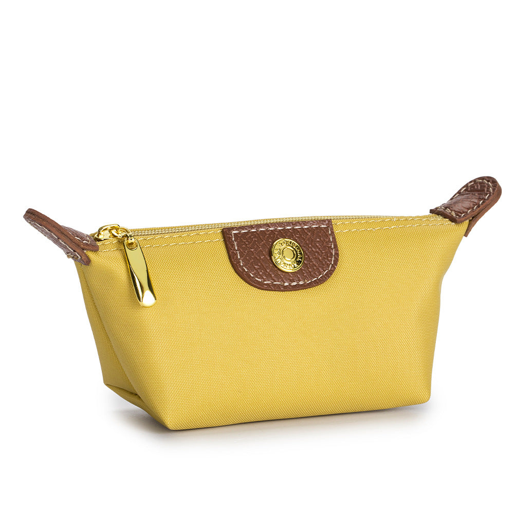 Mini Portable Nylon Pouch Wallet Multiple Colors