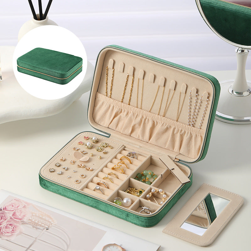 Velvet Multi Function Jewelry Box for Girls