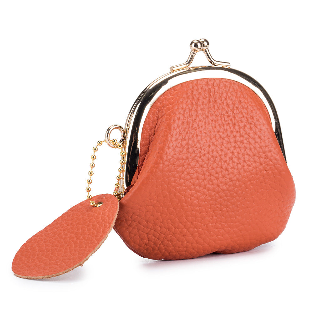 Mini Vintage Genuine Leather Coin Purse Multiple Colors