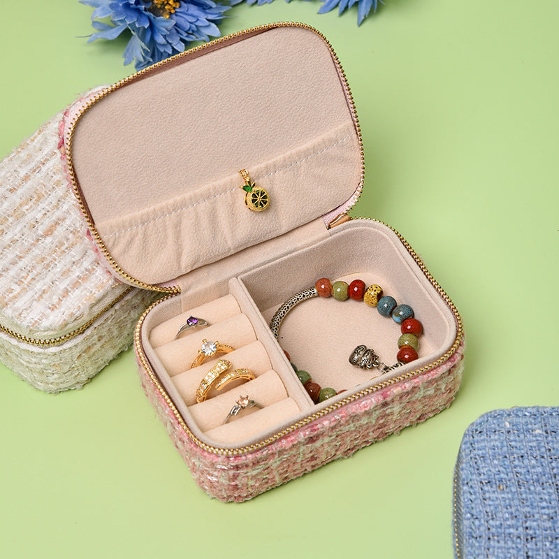 Portable Anti Tarnish Jewelry Pouch Multiple Colors