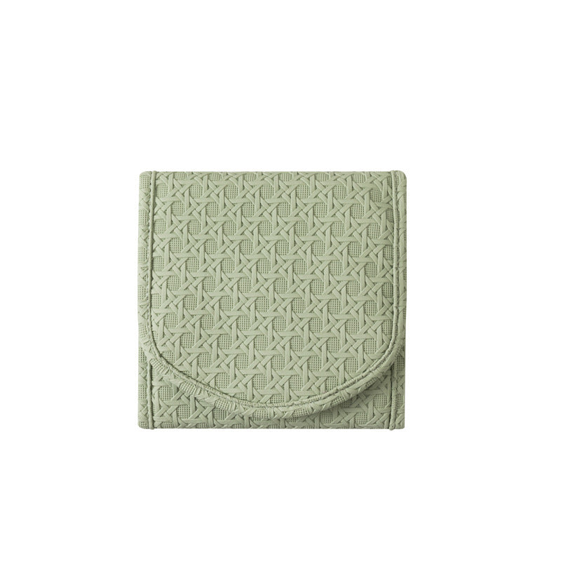Portable Leather Foldable Travel Jewelry Pouch Multiple Colors