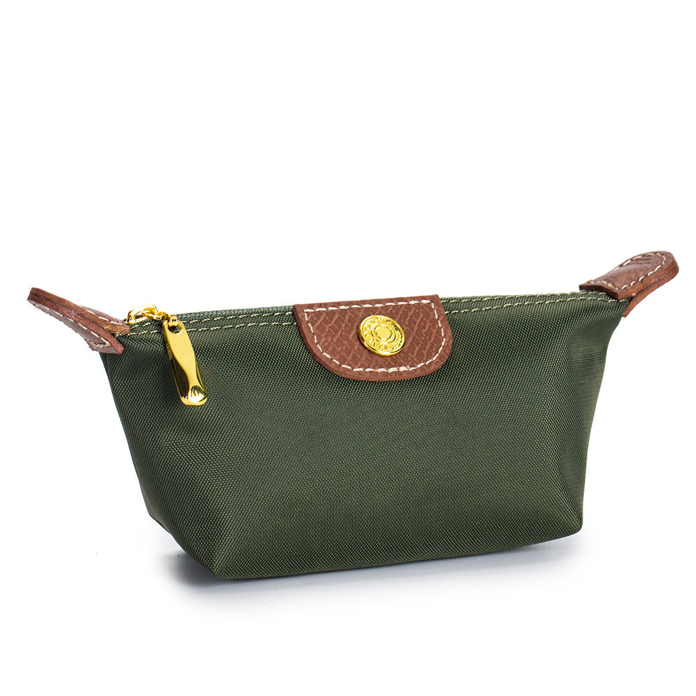 Mini Portable Nylon Pouch Wallet Multiple Colors