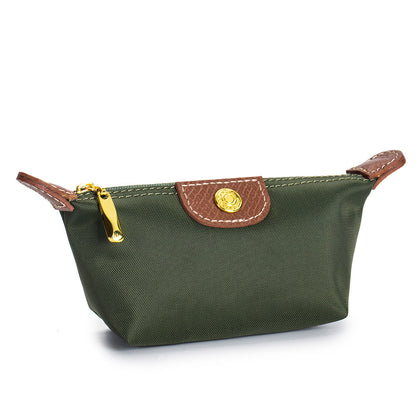 Mini Portable Nylon Pouch Wallet Multiple Colors