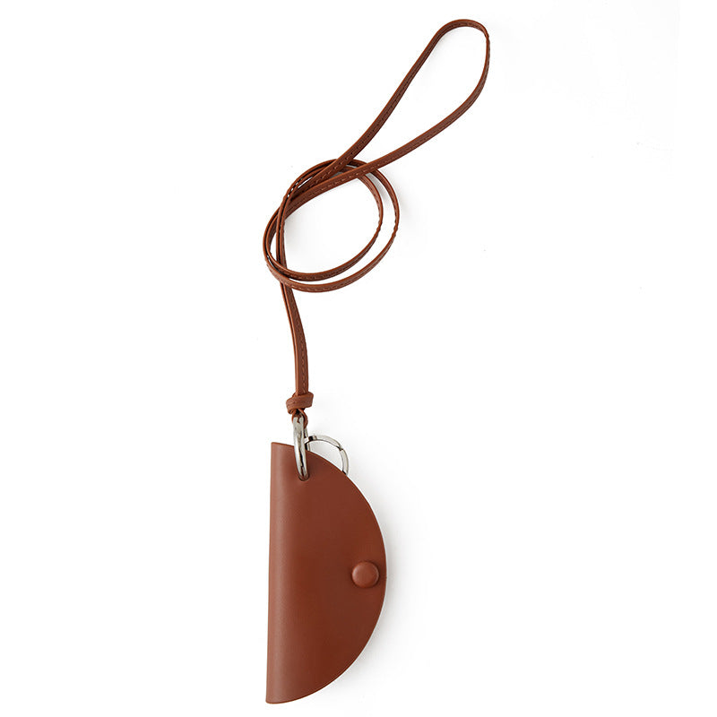 Genuine Leather Neck Keychain Eyewear Holder Multiple Colors