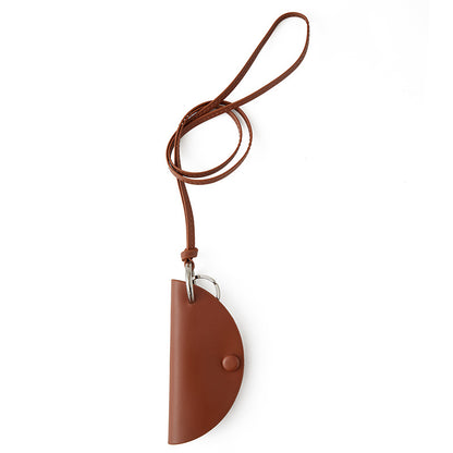 Genuine Leather Neck Keychain Eyewear Holder Multiple Colors