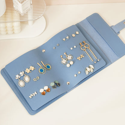 PU Multi Use Portable Travel Jewelry Pouch Multiple Colors