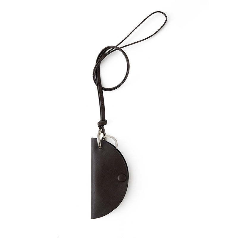 Genuine Leather Neck Keychain Eyewear Holder Multiple Colors