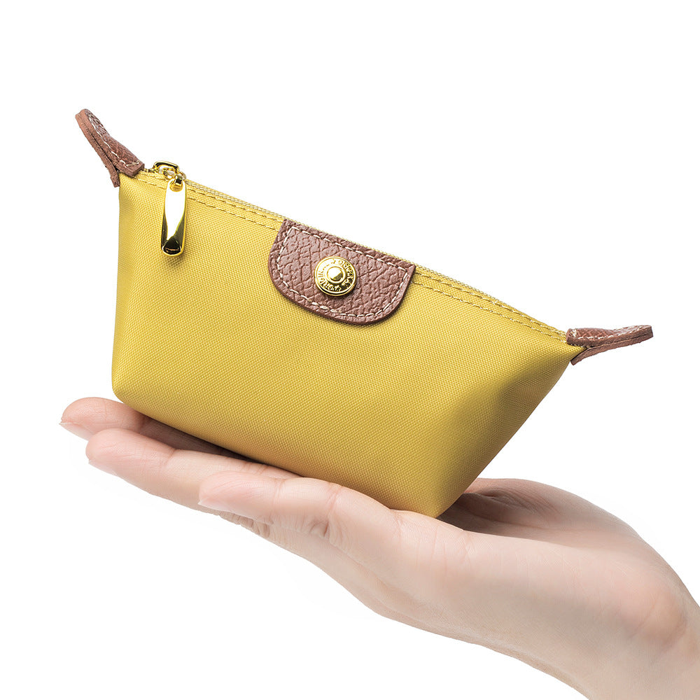 Mini Portable Nylon Pouch Wallet Multiple Colors