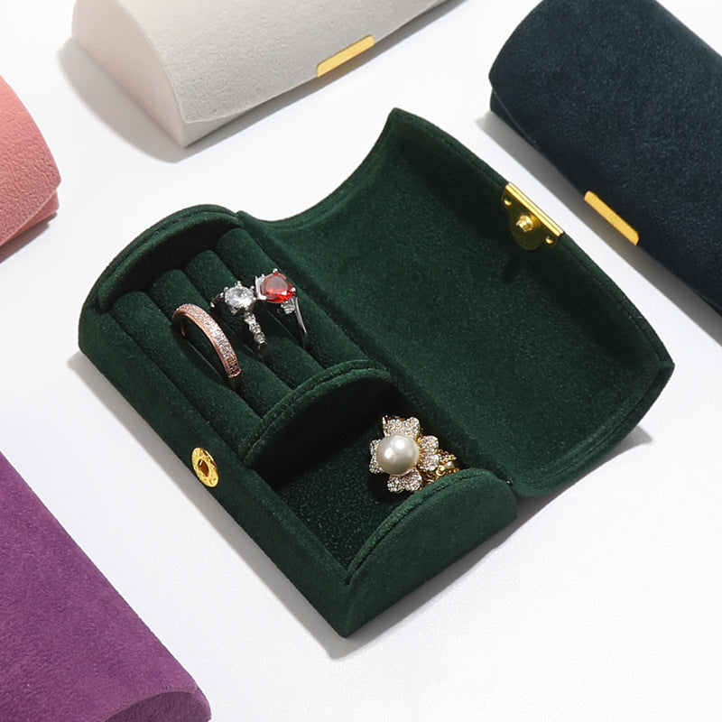 Ultra Light Beaded Velvet Travel Jewelry Pouch