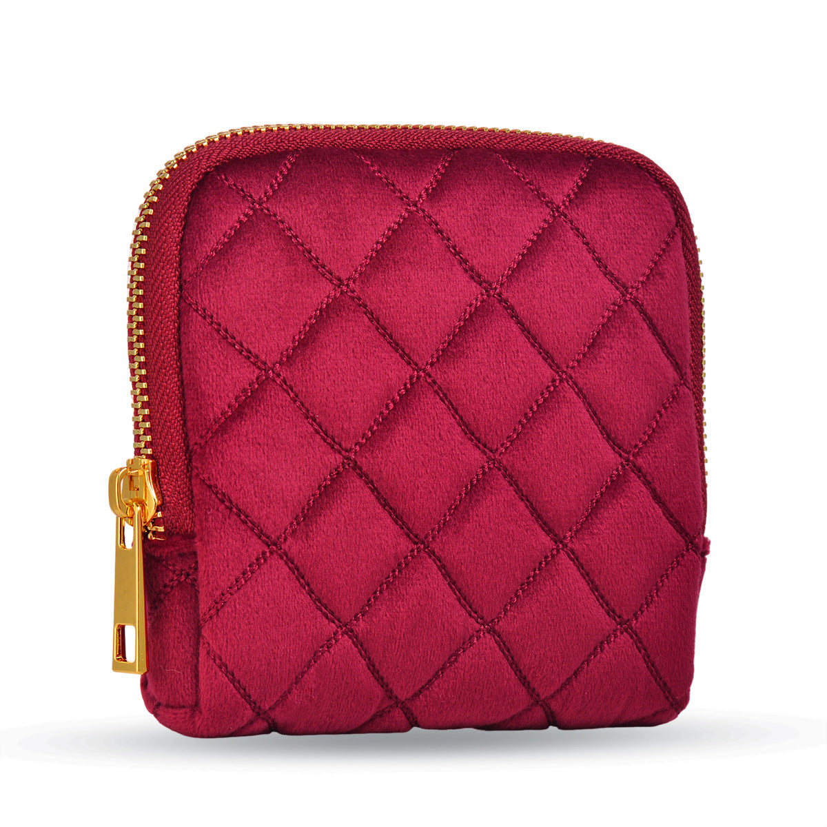 Plaid Pattern Elegant Jewelry Storage Pouch