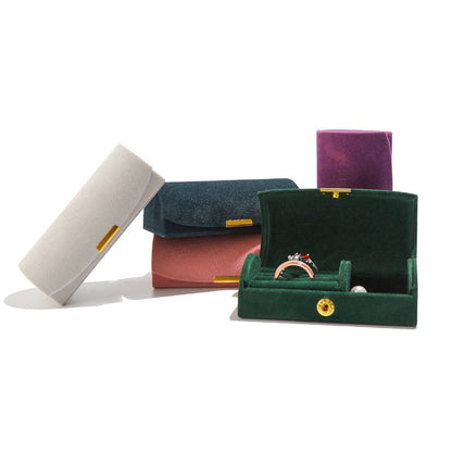 Ultra Light Beaded Velvet Travel Jewelry Pouch