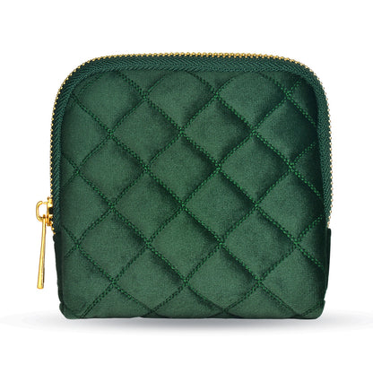 Plaid Pattern Elegant Jewelry Storage Pouch