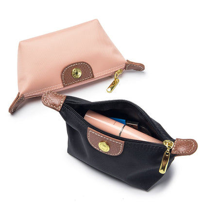 Mini Portable Nylon Pouch Wallet Multiple Colors
