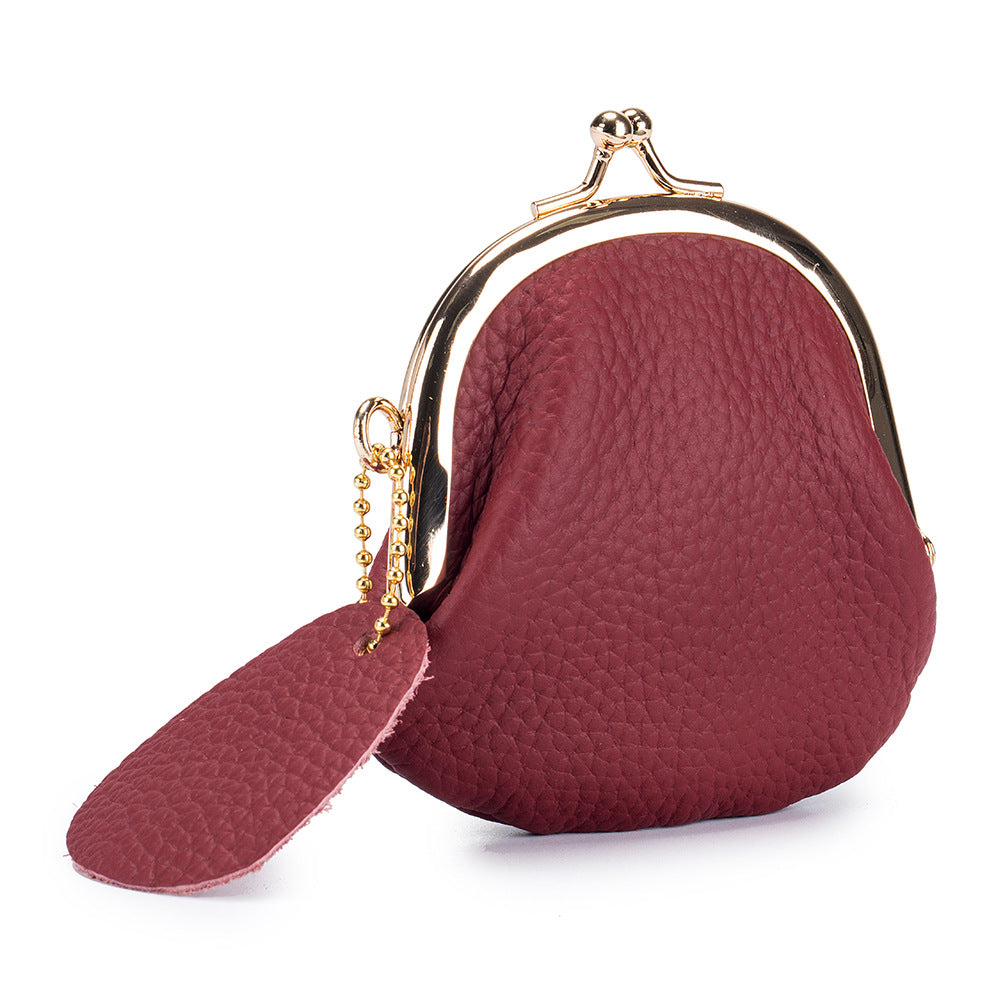 Mini Vintage Genuine Leather Coin Purse Multiple Colors