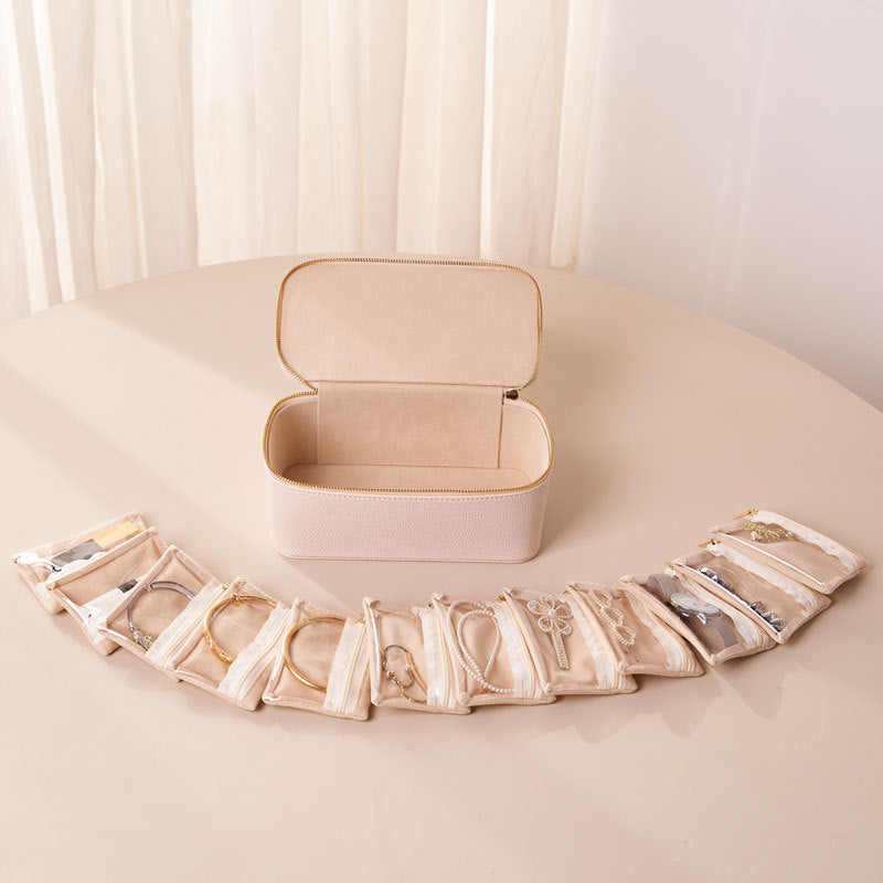 Large Travel Jewelry Organizer Case Multiple Colors