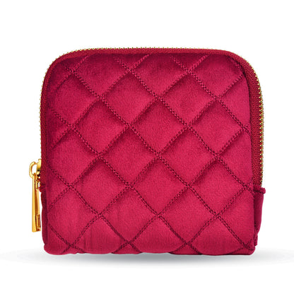 Plaid Pattern Elegant Jewelry Storage Pouch