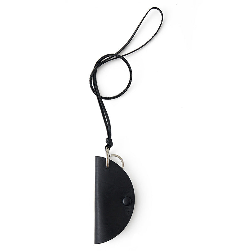Genuine Leather Neck Keychain Eyewear Holder Multiple Colors
