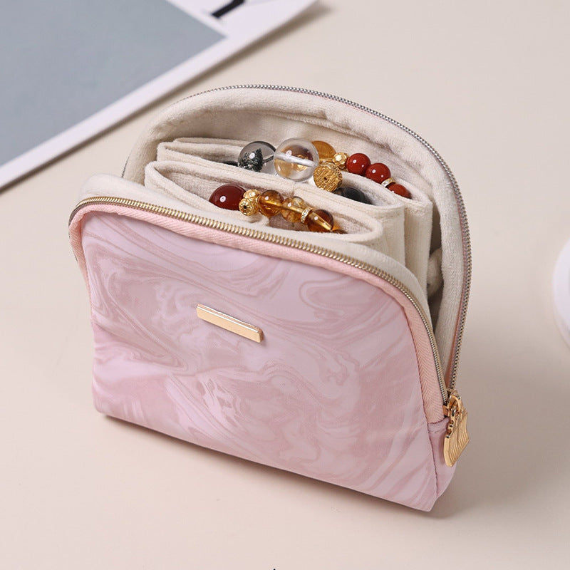 Portable Clutch Style Jewelry Pouch for Bracelet Watch
