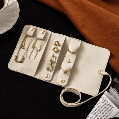 Portable Travel Handheld Jewelry Pouch Multiple Colors