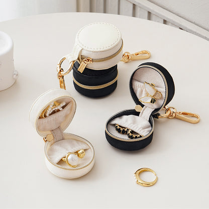 Mini Portable Simple Jewelry Box Bag Charm