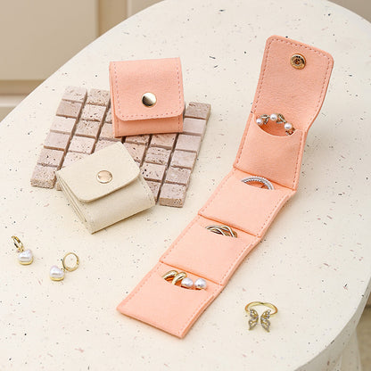 Ultra Compact Portable Microfiber Jewelry Pouch
