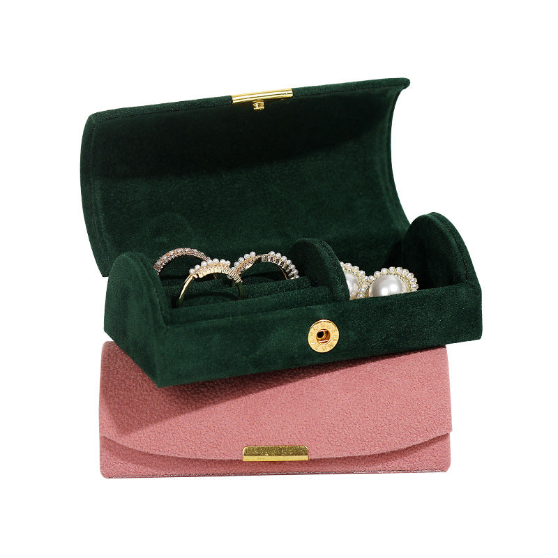 Ultra Light Beaded Velvet Travel Jewelry Pouch