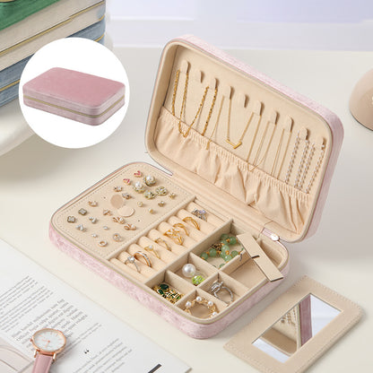 Velvet Multi Function Jewelry Box for Girls