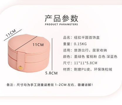 Portable Multi Layer Travel Jewelry Box for Earrings Rings