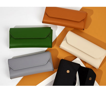 Classic Solid Color Crush Resistant Waterproof Eyeglasses Case