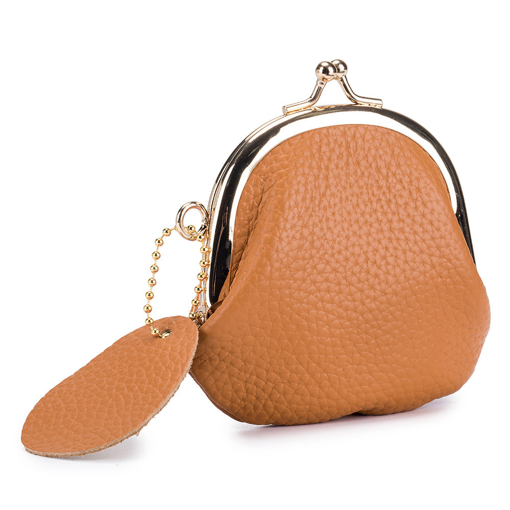 Mini Vintage Genuine Leather Coin Purse Multiple Colors