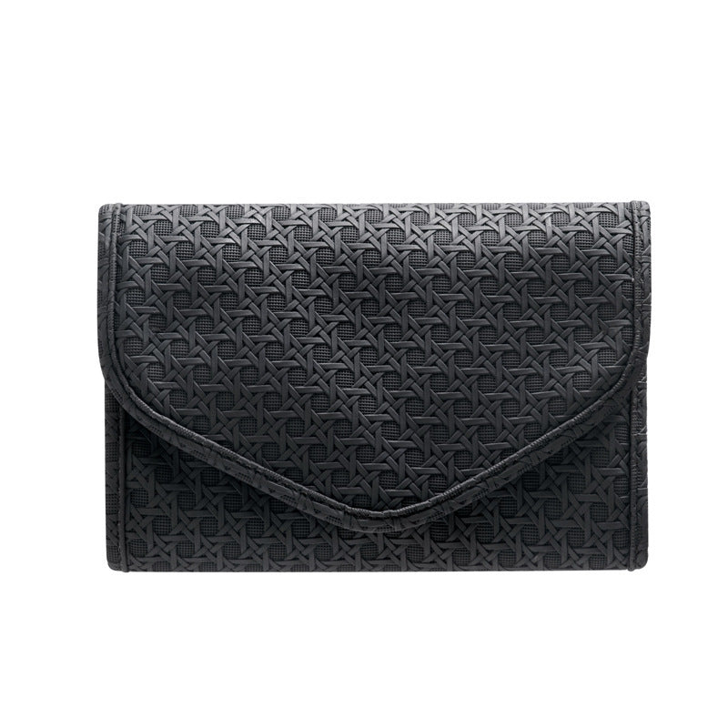Portable Leather Foldable Travel Jewelry Pouch Multiple Colors