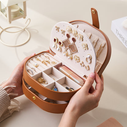 Multi Layer Jewelry Organizer Box for Rings Earrings